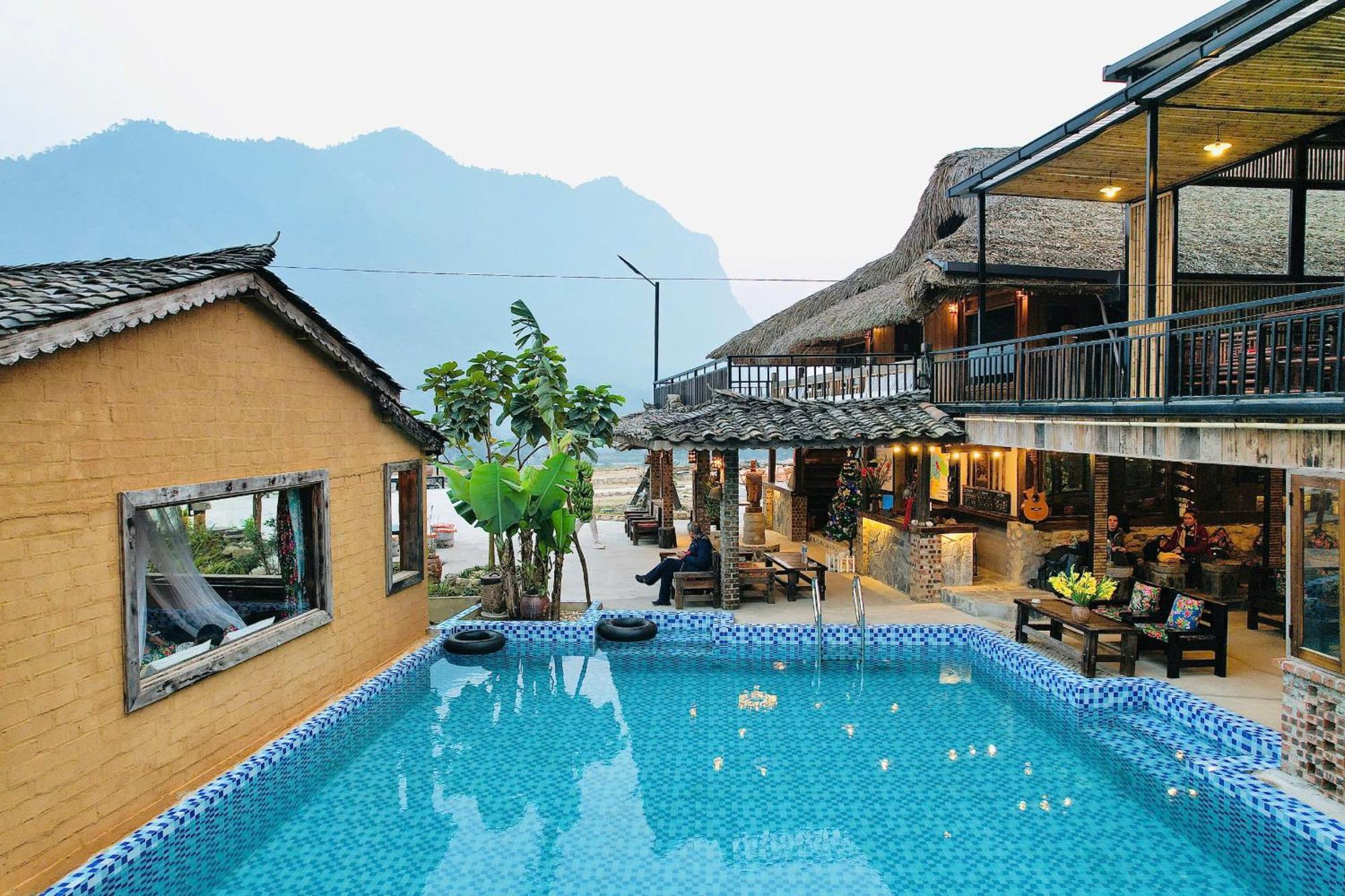 Ban Bang Ecolodge Tours & Motorbike Rental Ha Giang Exterior foto